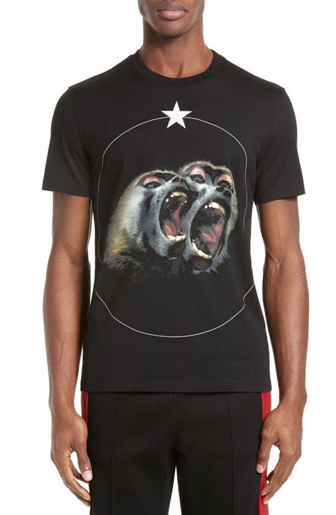 givenchy shirt monkey brothers|Givenchy Monkey Brothers Tee .